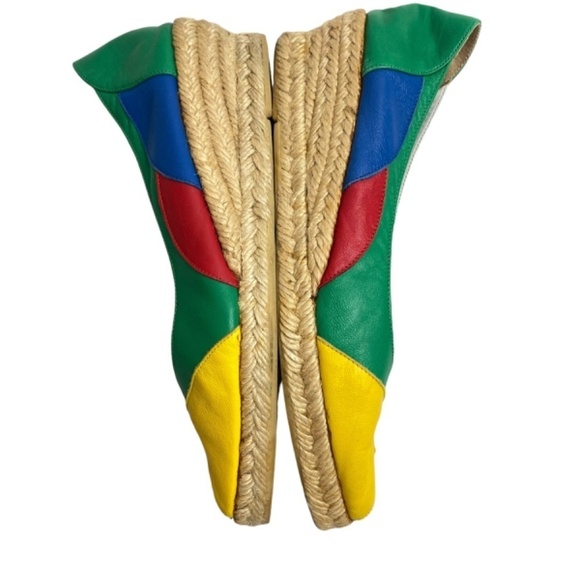 MARGARET J. -Vintage Leather Peep Toe Size 7 - Picture 4 of 9